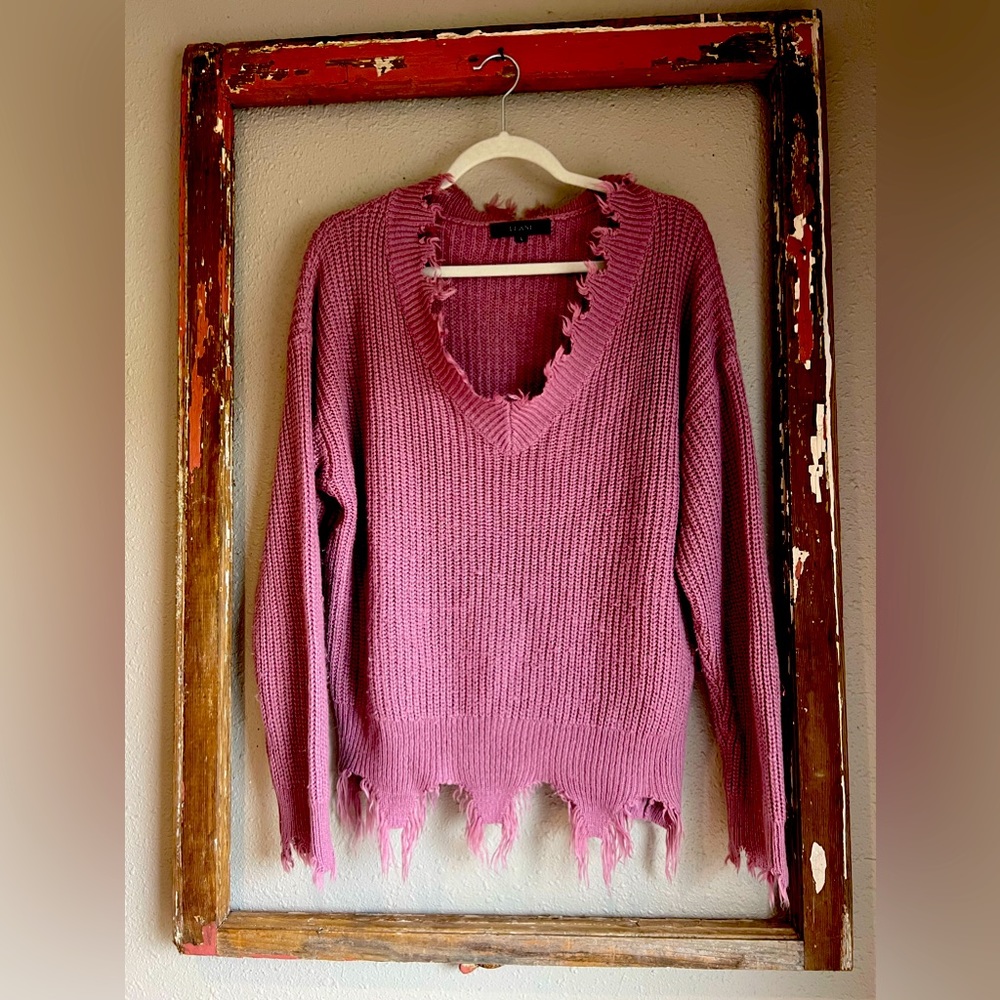 Cute Distressed Sweater